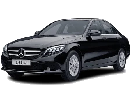 Mercedes C-Class saloon in black